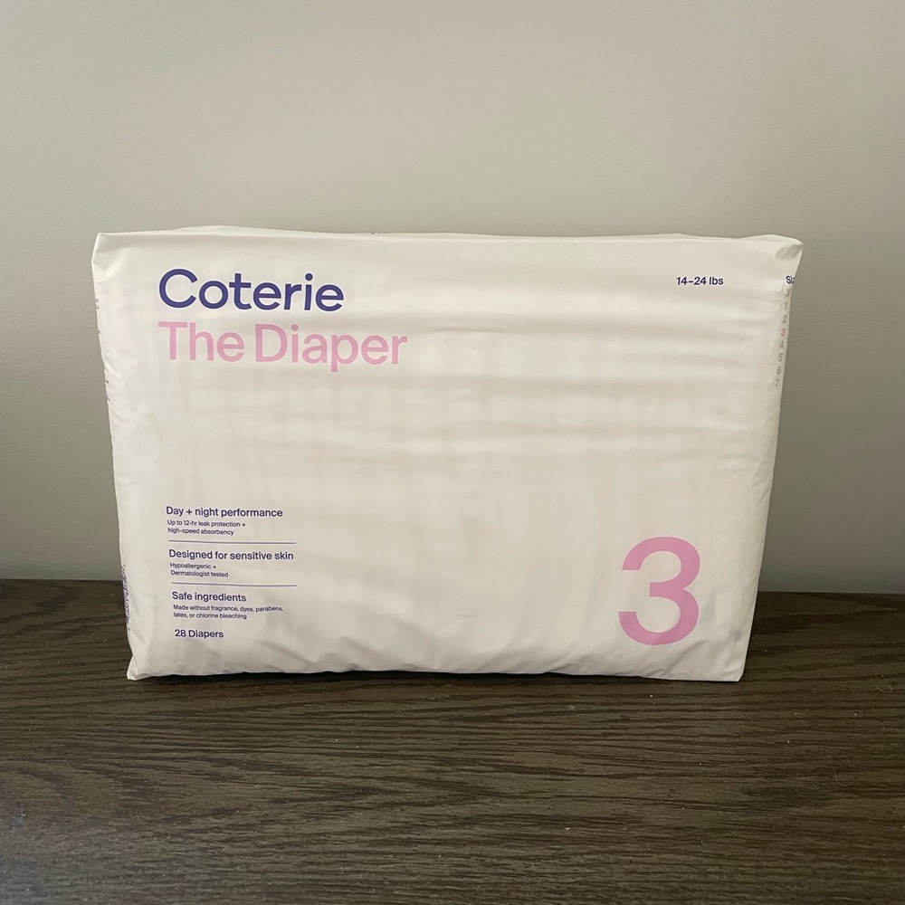 Coterie Diapers Size 3